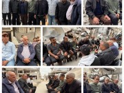 لجنة الطوارئ العليا في شمال قطاع غزة تزور الدكتور نهاد غنيم الذي فقد أسرته