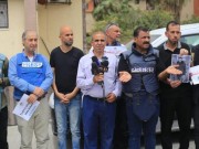 نقابة الصحفيين تنظم وقفة في خان يونس تنديدا باغتيال حسن إصليح