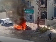 بالفيديو || شهيد في قصف الاحتلال لمركبة جنوب لبنان