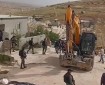 بالفيديو || الاحتلال يهدم منزلاً بمسافر يطا