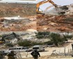 الاحتلال يهدم قرية الضبع بمسافر يطا ومنزلين برام الله وقلقيلية ومنشآت في الأغوار
