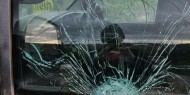 إصابة مستوطنة بـ "الحجارة" جنوب نابلس شمال الضفة الفلسطينية