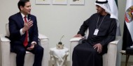 رئيس الإمارات لوزير خارجية أميركا: نرفض رفضا قاطعا مخطط تهجير الشعب الفلسطيني من أرضه