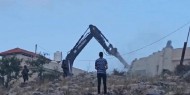 بالفيديو || الاحتلال يهدم منزلين في رام الله وبيت لحم