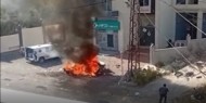بالفيديو || شهيد في قصف الاحتلال لمركبة جنوب لبنان