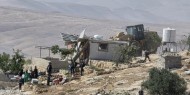 الاحتلال يهدم مساكن "خلة الضبع" لتهجير سكانها