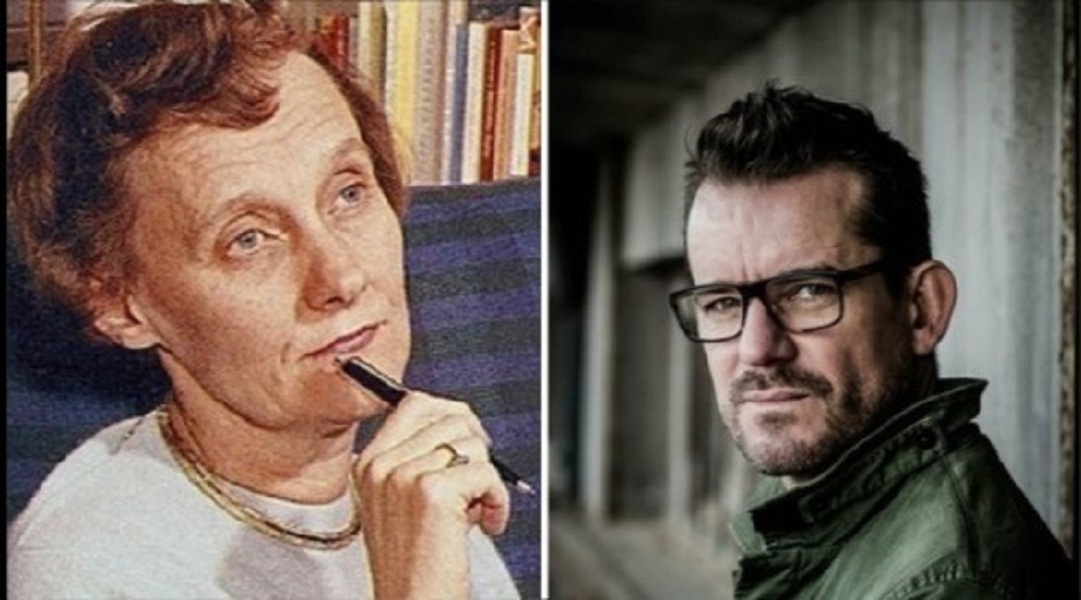 المؤلف بارت موييرت، والكاتبة الراحلة أستريد ليندغرين