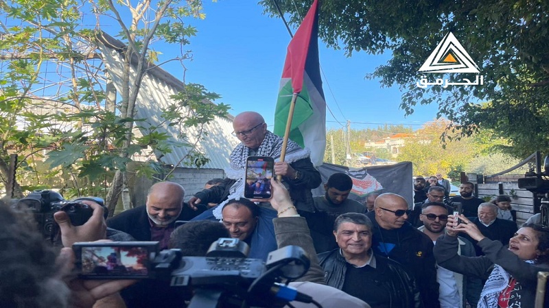 جماهير الداخل المحتل تحتفل بالإفراج عن المناضل كريم يونس